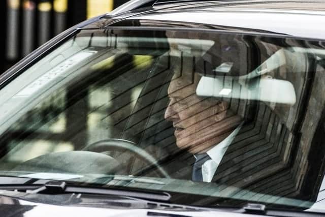 Michael McGill said he only learned about any deal with the firm Ticketus after Whyte bought Sir David Murrays (pictured above leaving court) majority stake at Ibrox. Picture: John Devlin