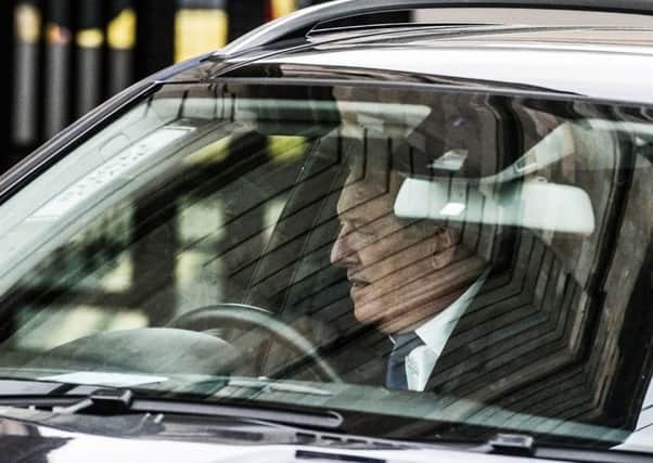 Michael McGill said he only learned about any deal with the firm Ticketus after Whyte bought Sir David Murrays (pictured above leaving court) majority stake at Ibrox. Picture: John Devlin