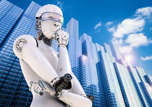 Vision of the future: a robot looking thoughtful. Picture: istock