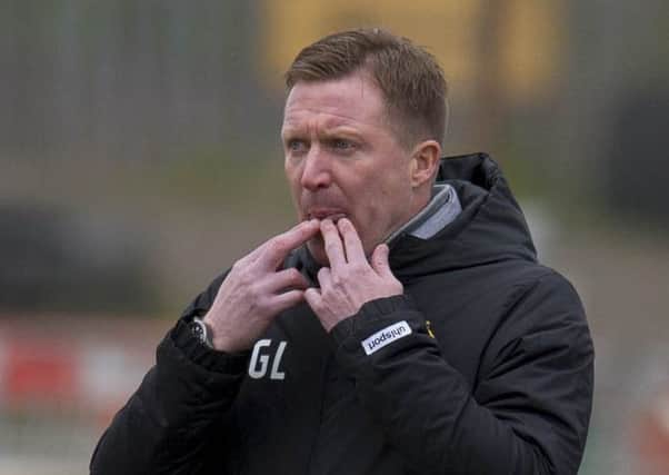 Cowdenbeath manager Gary Locke will be looking to rescue the Blue Brazil from the relegation play-off place. Picture: SNS