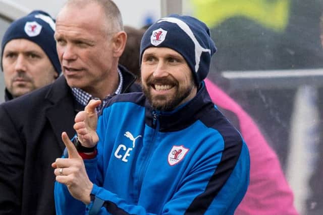 Raith Rovers' under-20s coach Craig Easton (right). Picture: SNS