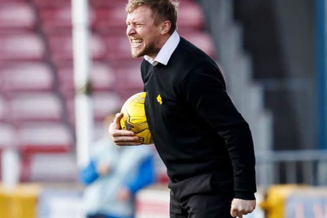 Richie Foran is looking for more passion and desire from his players when they host relegation rivals Hamilton. Picture: Roddy Scott/SNS