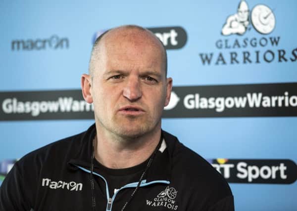 Glasgow Warriors head coach Gregor Townsend will take charge of Scotland after this weekend. Picture: Gary Hutchison/SNS