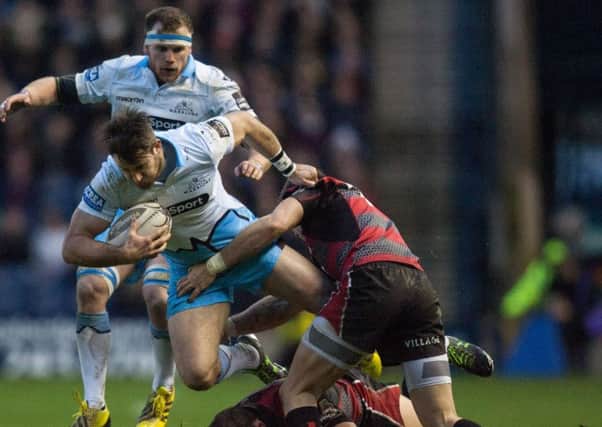Glasgow winger Tommy Seymour is in the Pro12 Dream Team. Picture: Toby Williams