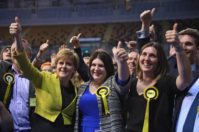 Nicola Sturgeon was able to celebrate another national election victory but support for a second independence referendum did not receive a boost.