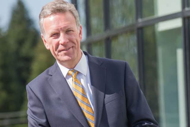 Mark Naysmith says Wednesdays rebranding of the company  which has about 36,000 staff globally  brings us all together and all with the same direction. Photograph: Ian Georgeson