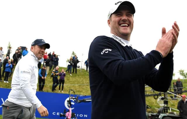 Richie Ramsay and Marc Warren enjoyed a winning start in the innovative GolfSixes in St Albans. Picture: Getty Images