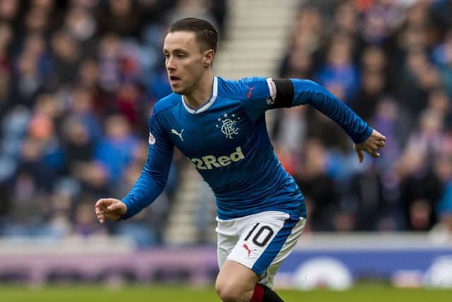 Barrie McKay, whose Ibrox deal runs out in 12 months time, has reputedly rejected an improved contract offer. Photograph: SNS