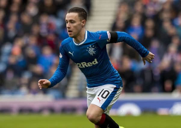 Barrie McKay, whose Ibrox deal runs out in 12 months time, has reputedly rejected an improved contract offer. Photograph: SNS