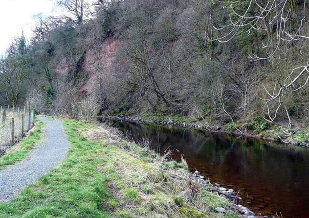 Police and emergency services were called to the River Ayr near Catrine. Picture: Gordon Brown\Geograph.org