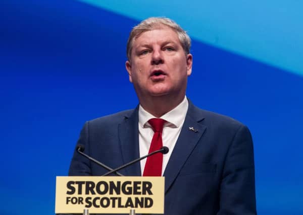 Mr Robertson launched his re-election campaign in Elgin. Picture: John Devlin
