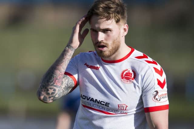 David Goodwillie gave Clyde the lead. Picture: Kenny Smith/SNS