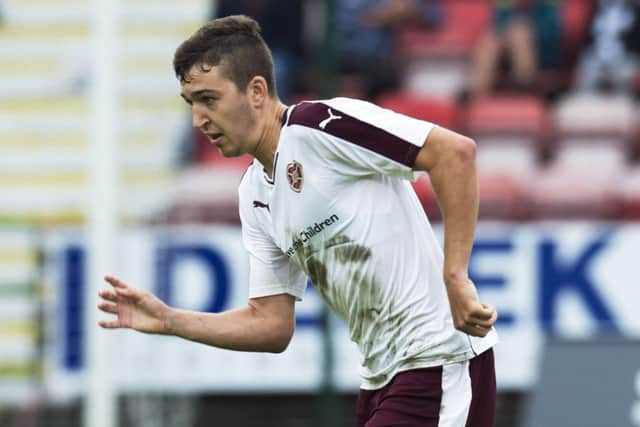 Queens Park took the lead through on loan Dario Zannata. Picture: Rob Casey/SNS