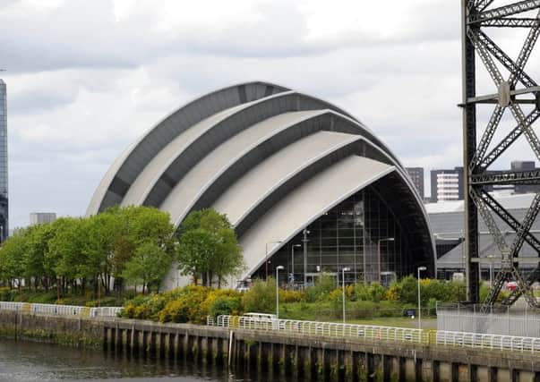 The Clyde Auditorium had to be evacuated following reports of a fire. Picture: John Devlin