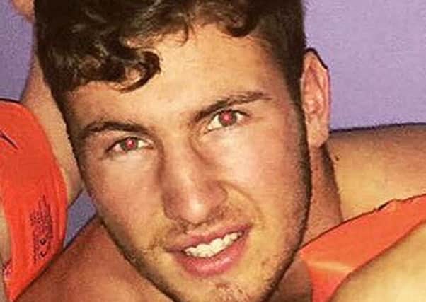 Stuart McLevy, 21, who has died in a jet ski accident on Loch Lomond. Picture: Police Scotland/PA Wire.