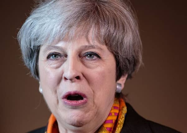 Prime Minister Theresa May speaks to the media. Picture: Jack Taylor/PA Wire