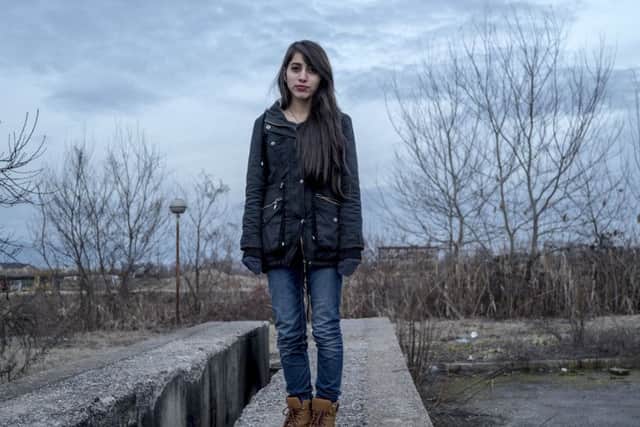 Shakila Mosanafi, 17, fled Iraq with her parents, her sister (16) and brother (20) and is now living in Bujanovac refugee camp in Serbia, near the Kosovo border. Picture: Christian Aid/Andrew Testa
