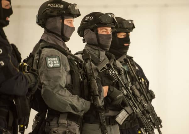 Police Scotland's capability in responding to a terrorist incident. Picture: TSPL