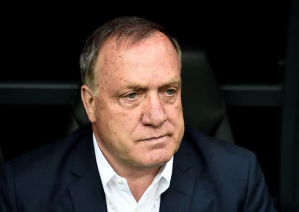 Ex-Rangers boss Dick Advocaat looks set to return to coach the Netherlands for a third time. Picture: AFP/Getty