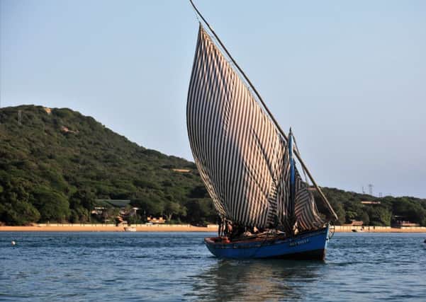 A dhow off the north Mozambique coast. Picture: Danny Levy Sheehan