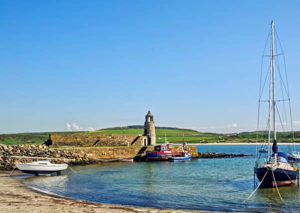 The speedboat set out from Port Logan on Saturday.