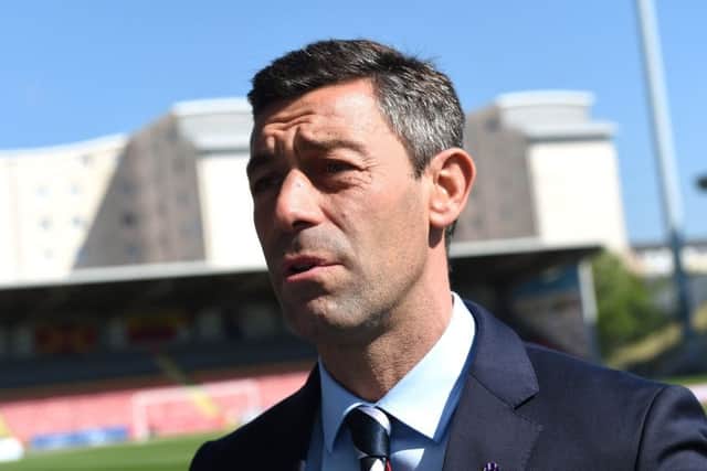 Rangers manager Pedro Caixinha is looking to restructure his squad. Picture: SNS