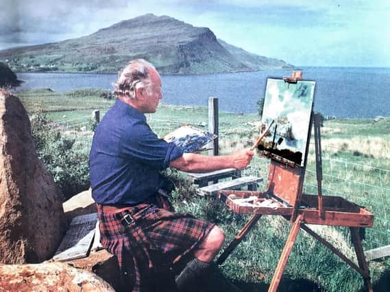Sir Roddy painting. Picture: Wasps