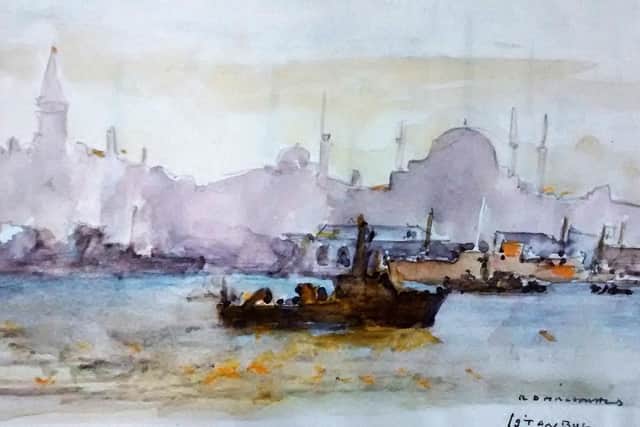A watercolour by Sir Roddy. Picture: Wasps