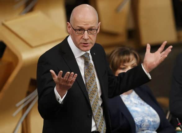 John Swinney said education reforms would take time to deliver improvements. Picture: Russell Cheyne/PA Wire