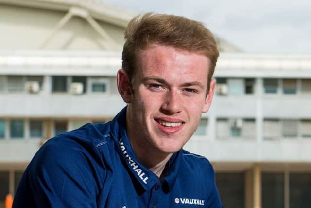 Zak Rudden scored Scotland's equaliser but a late France winner sealed the young Scots' exit from the Euro Under-17 finals. Picture: SNS