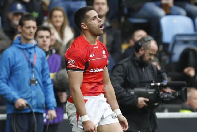 Saracens' Sean Maitland is a doubt for Scotland's summer tour. Picture: Paul Harding/PA Wire