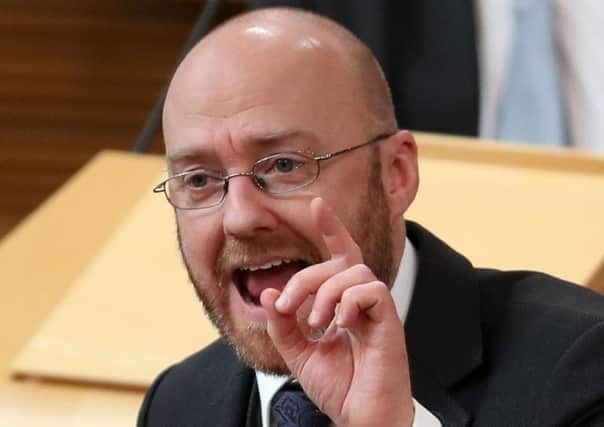 Scottish Green Party co-convener Patrick Harvie. Picture: Getty