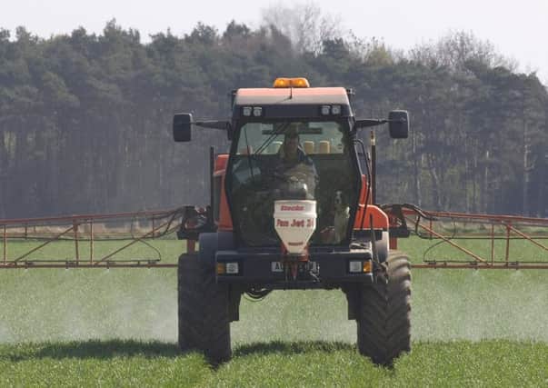 Farmers are left with a single active ingredient to protect their crops. Picture: Stuart Cobley