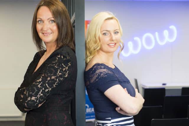 Jacquie Boyd-Coleman, left, with Beattie chief executive Laurna Woods. Picture: Contributed