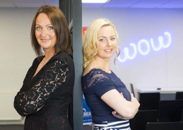 Jacquie Boyd-Coleman, left, with Beattie chief executive Laurna Woods. Picture: Contributed