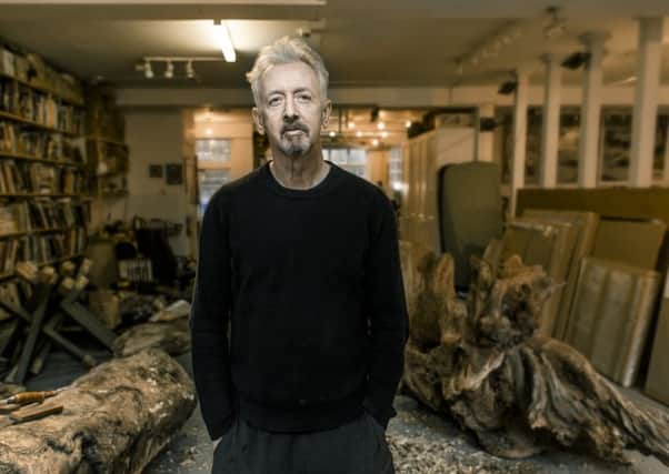 Picture: David Mach, artist, seen here in his London studio, picture by Peter Searle