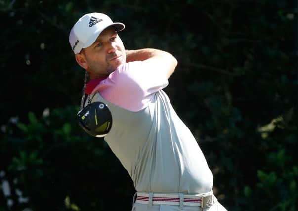Sergio Garcia plays a shot during a practice round for The Players Championship at TPC Sawgrass. Picture: Sam Greenwood/Getty Images