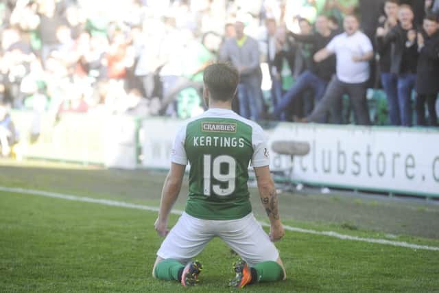 James Keatings scored 29 goals in two seasons with Hibs. Picture: Greg Macvean