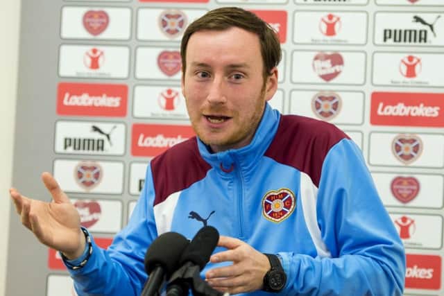 Hearts head coach Ian Cathro explains that he has not been rocked by the attempts to unsettle him. Picture: SNS.