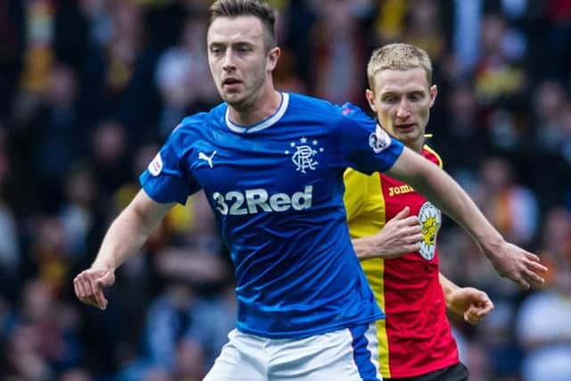 Danny Wilson has suffered a knee ligament injury. Picture: John Devlin.