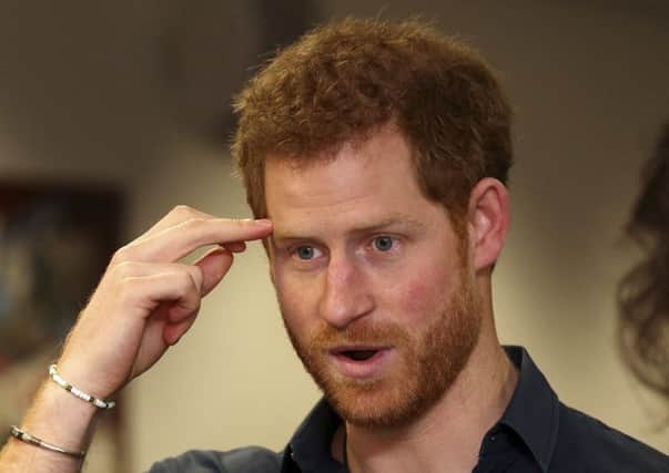 Prince Harry's backing has given a major boost to the campaign for greater openess about mental health. Picture: AP