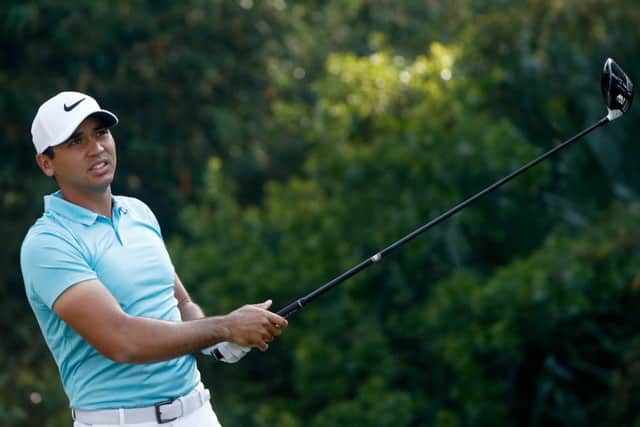 Jason Day of Australia plays his shot from the 11th tee during the first round of the Players Championship at TPC Sawgrass. Picture Sam Greenwood/Getty