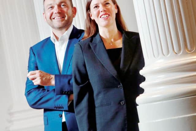 Talent scouts: Matching experienced leaders to growing fintech companies is a key service for Duggie Carlyle and Fiona James-Martin.