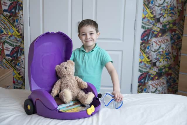 CarGo, a 12-litre capacity childrens suitcase that folds into a booster seat, is up for crowdfunding via Indiegogo