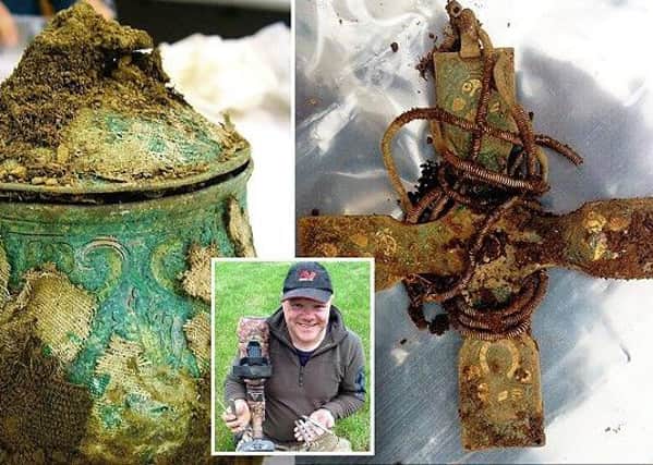 The historically significant find was made by Derek McLennan, a committed metal detector enthusiast in Dumfries and Galloway. Picture: SWNS