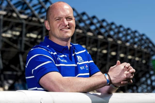 Continuity: Gregor Townsend may have exited Glasgow for Scotland but ties are still strong. Photograph: Craig Williamson/SNS
