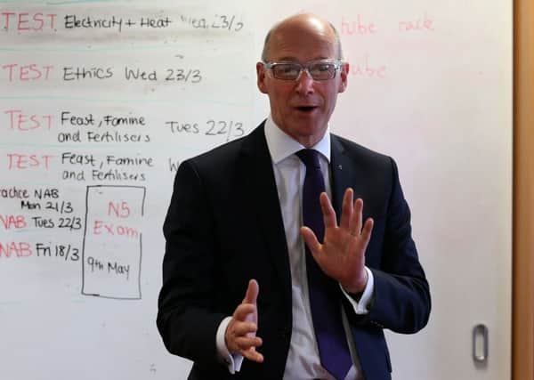 Education Secretary John Swinney deserves the cooperation needed to bring about meaningful reform. Picture: Andrew Milligan/PA