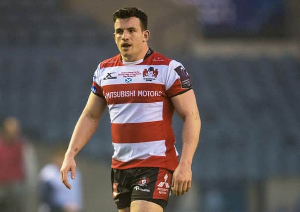 Gloucester's Matt Scott in action in the Challenge Cup final. Picture: Ross Parker