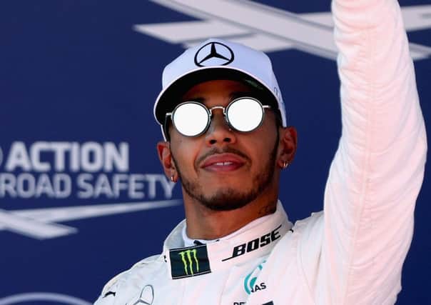 Lewis Hamilton aims to be first to turn one in the Spanish Grand Prix. Picture: Mark Thompson/Getty