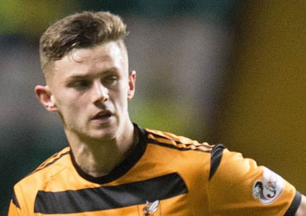 Alloa's Calum Waters scored the winning penalty. Picture: Ross Parker/SNS